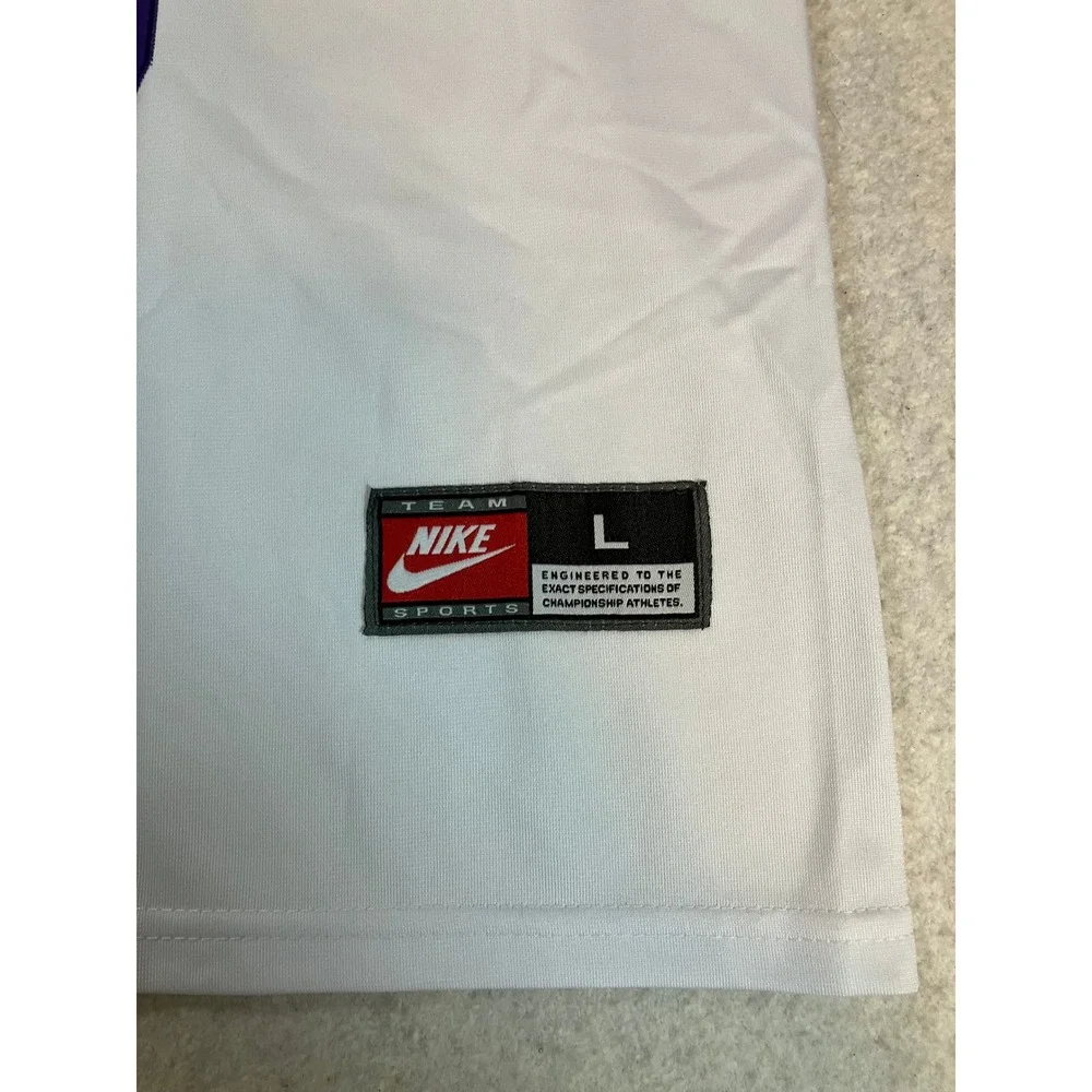 Nike LSU Tigers Joe Burrow 9 2020 National Championship Jersey White Youth L